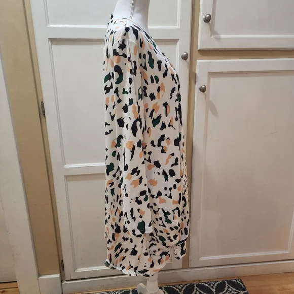 SHEIN's Emery Rose Women's Print Twist Hem Dress NWOT - Picture 8 of 12